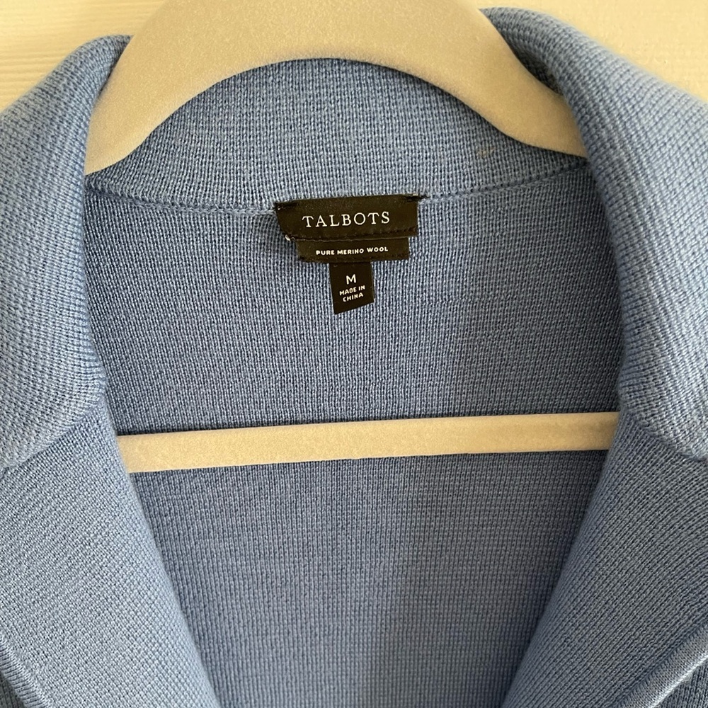Talbots Jacket Cardigan Medium - Picture 3 of 4